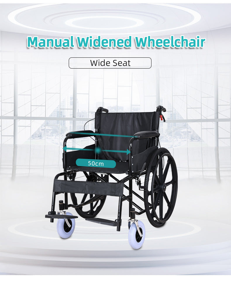 Manual Wheelchair – Carbon Steel Edition