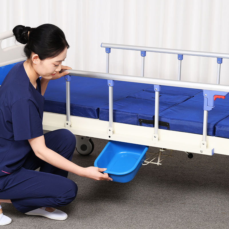 2-Function Manual Medical Bed (with In-Bed Toilet System)