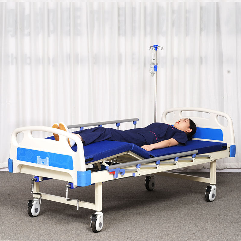 2-Function Manual Medical Bed (with In-Bed Toilet System)