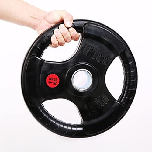 Olympic Weight Plate 50mm - Tri Grip Rubber Coated (Pair)