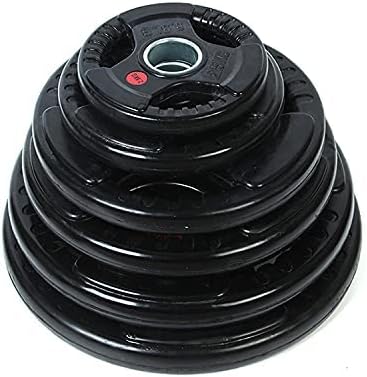 Olympic Weight Plate 50mm - Tri Grip Rubber Coated (Pair)