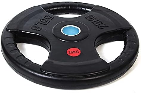 Olympic Weight Plate 50mm - Tri Grip Rubber Coated (Pair)