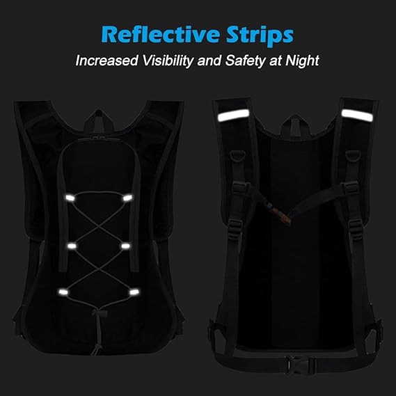 Hydration Backpack with 2L Water Bag