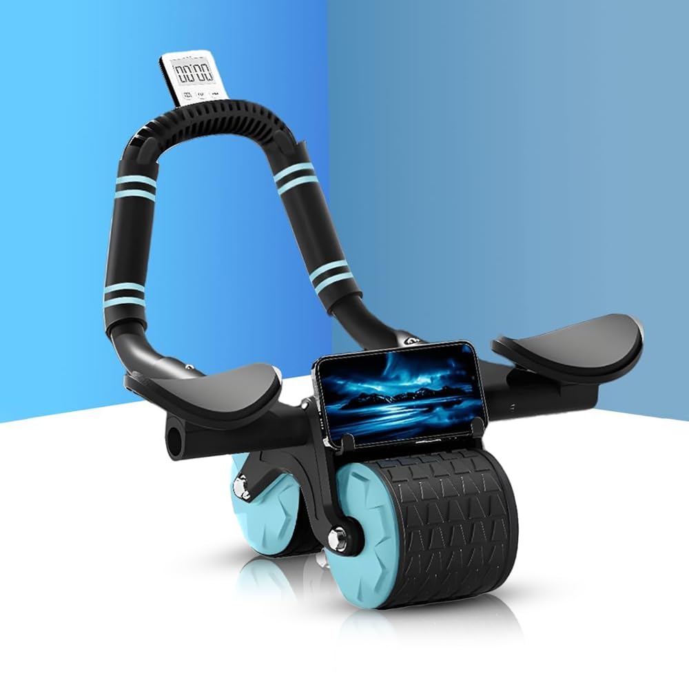Abs Roller with Elbow Support & Auto Rebound