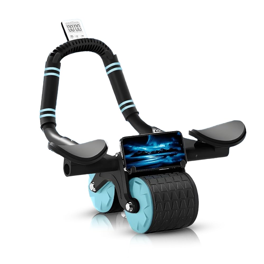 Abs Roller with Elbow Support & Auto Rebound