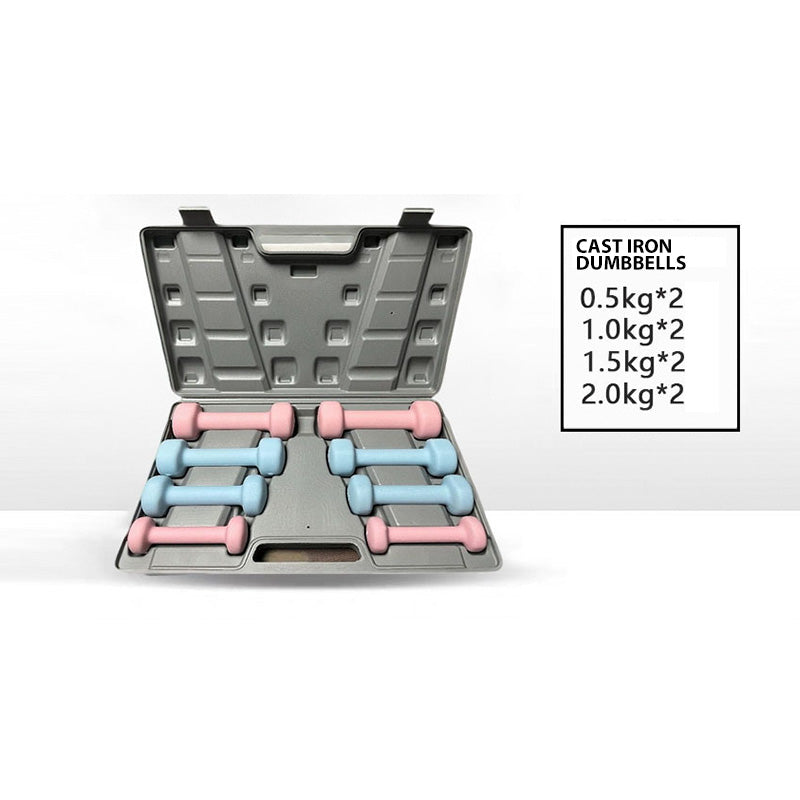 Aerobic Neoprene Dumbbell Case Set 10kg