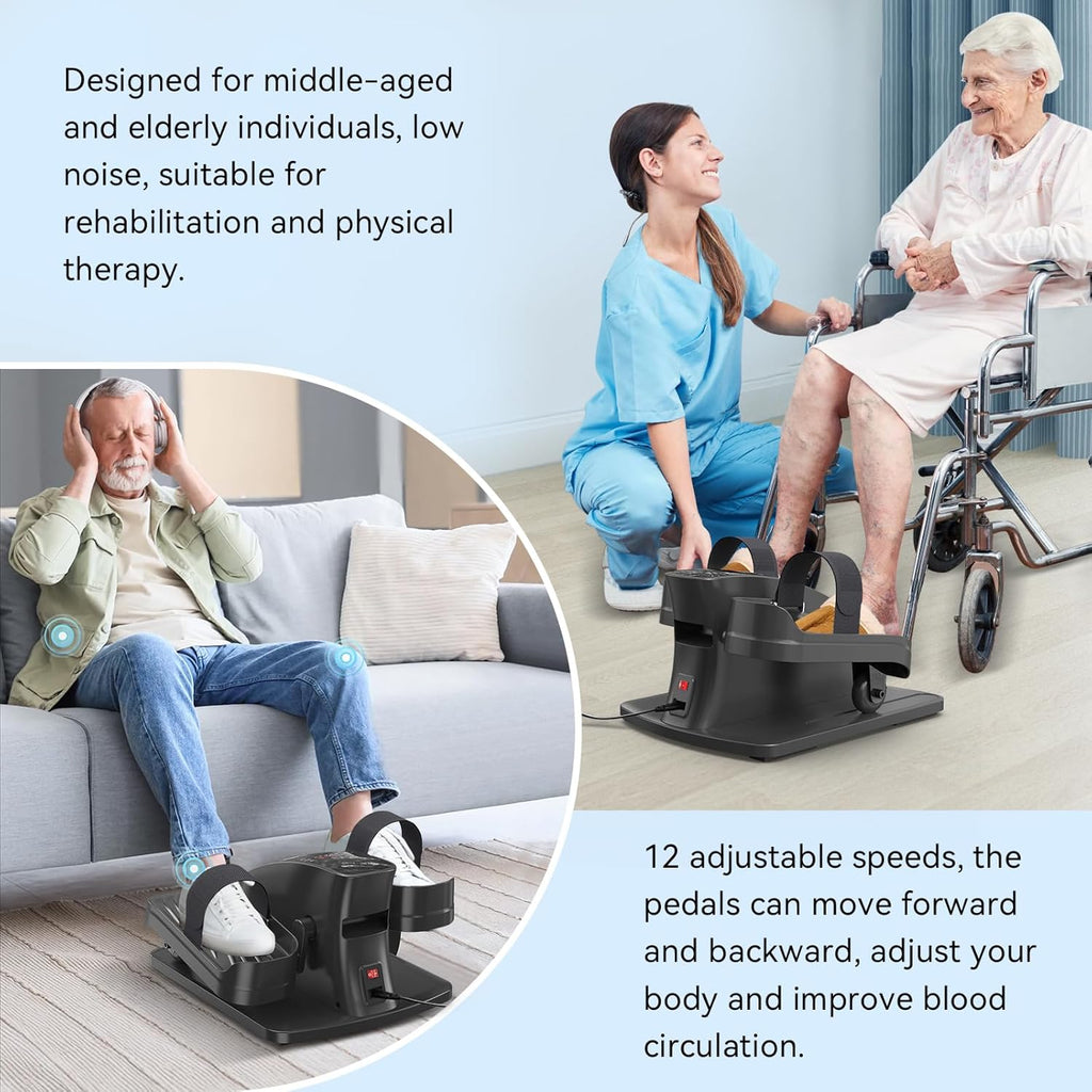 Electric Pedal Exerciser - In Use for Rehabilitation