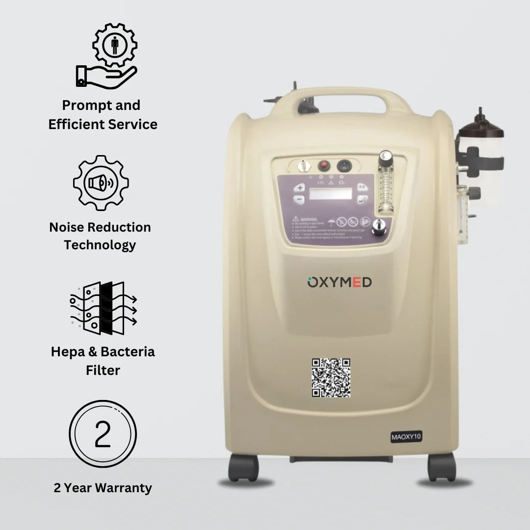 Oxymed Midi (10 LPM) High-Flow Oxygen Concentrator