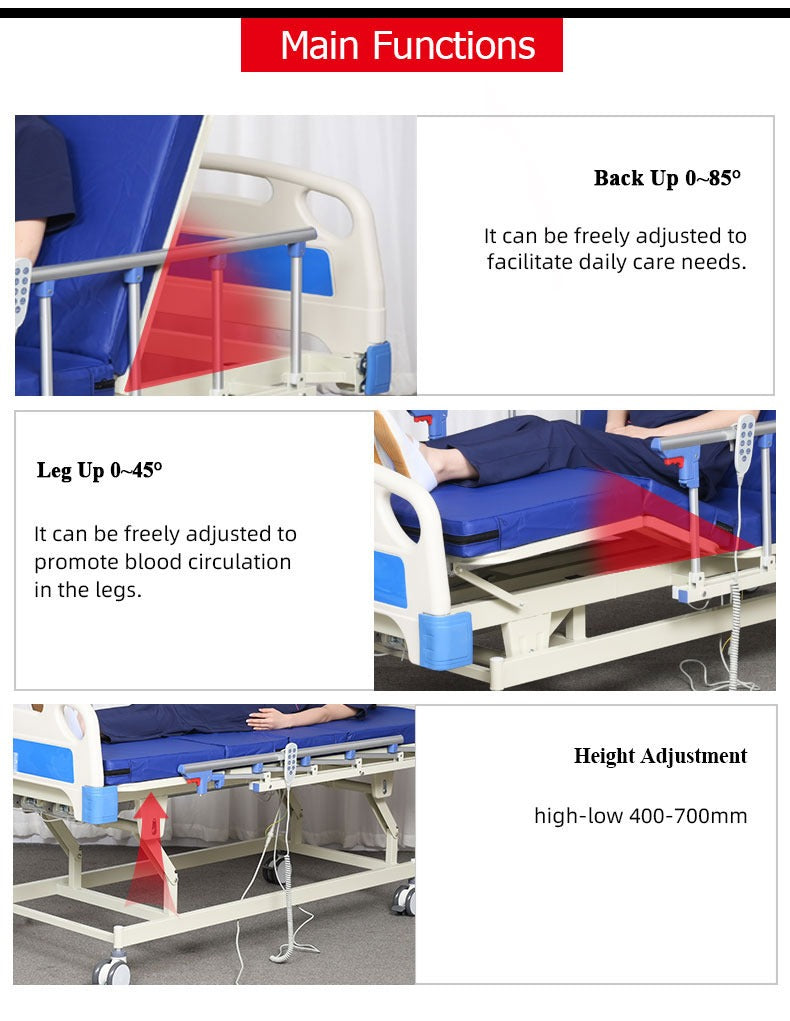 3-Function Electric Medical Bed