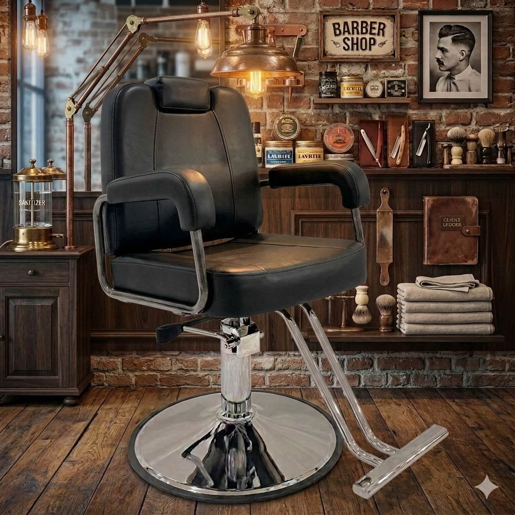 JEZZ - Premium Reclining Salon and Barber Chair