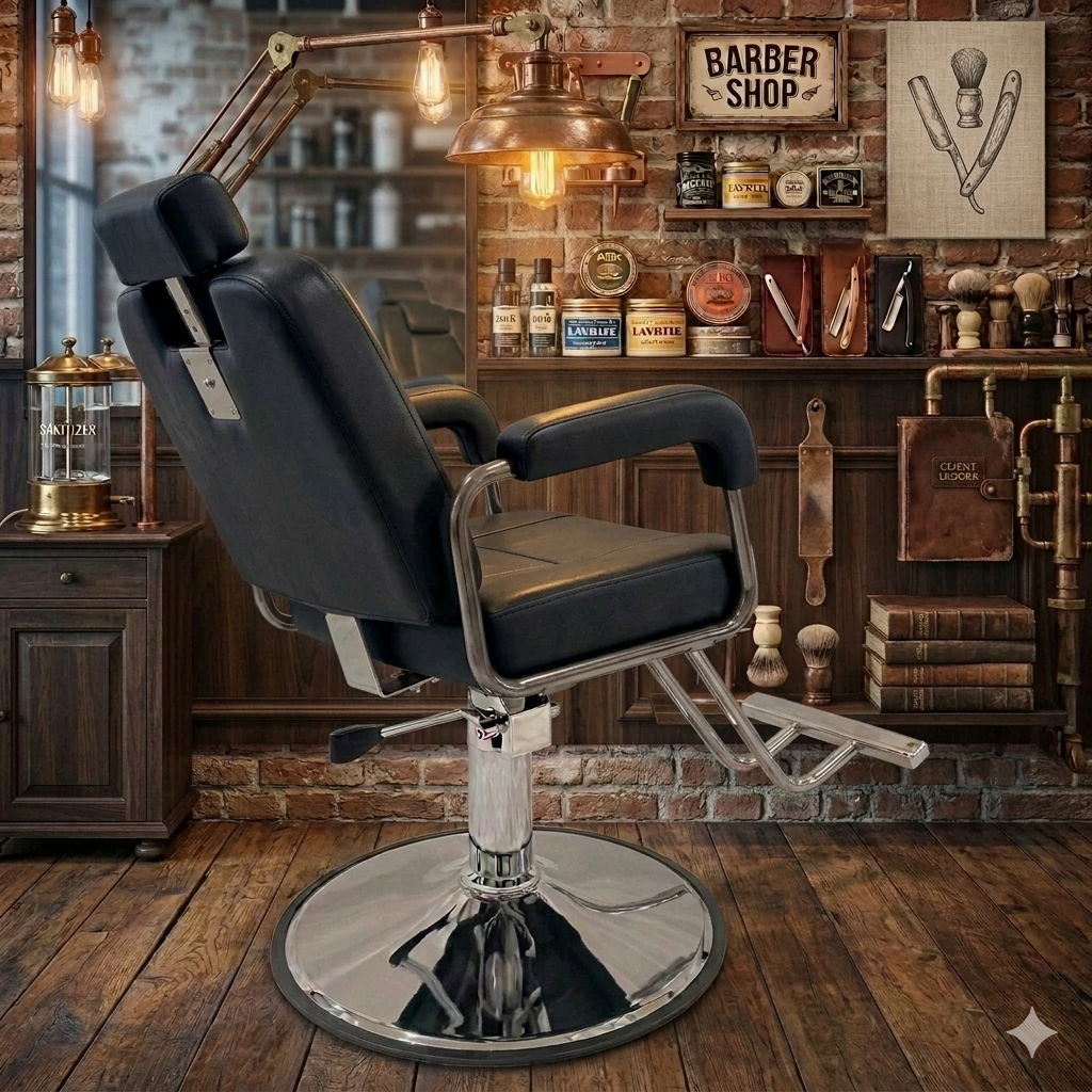 JEZZ - Premium Reclining Salon and Barber Chair