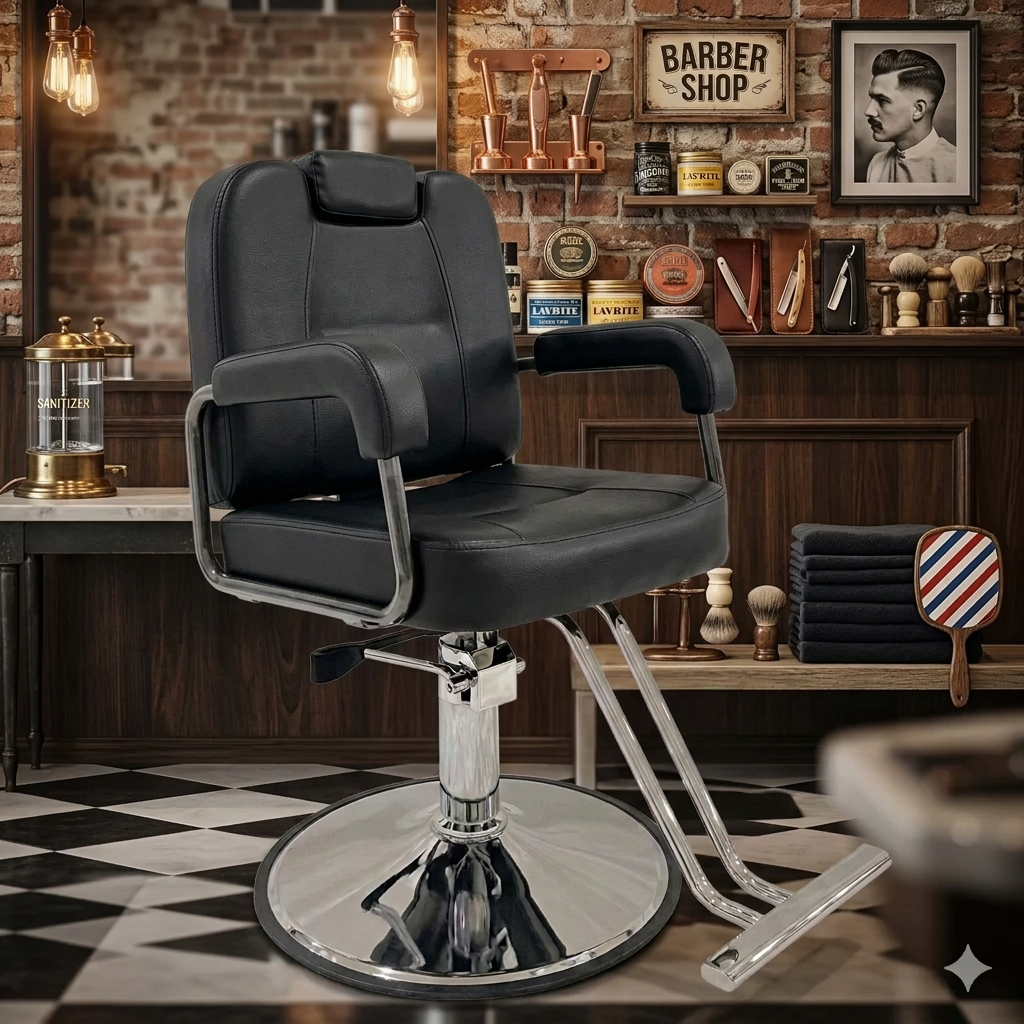 JEZZ - Premium Reclining Salon and Barber Chair