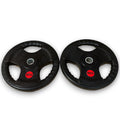 Standard Weight Plate - Tri Grip Rubber Coated 30mm (Pair)