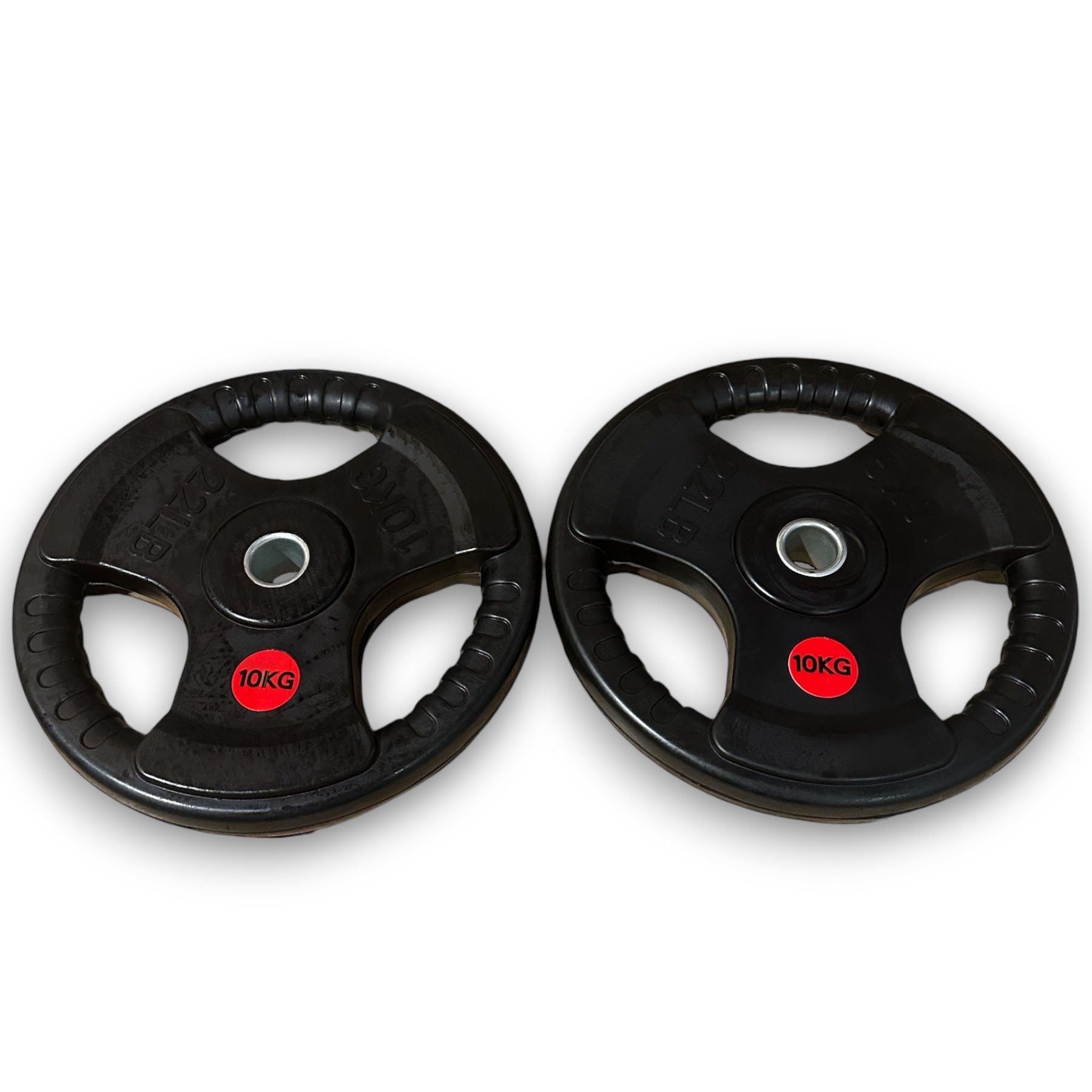 Standard Weight Plate - Tri Grip Rubber Coated 30mm (Pair)