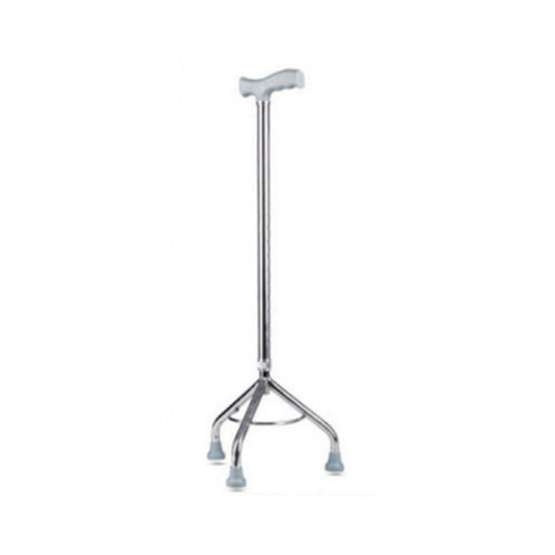 4-Leg Quad Walking Cane - Chrome Finish