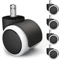 Office Chair Castor Wheels (Set of 5)