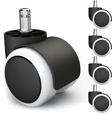 Office Chair Castor Wheels (Set of 5)