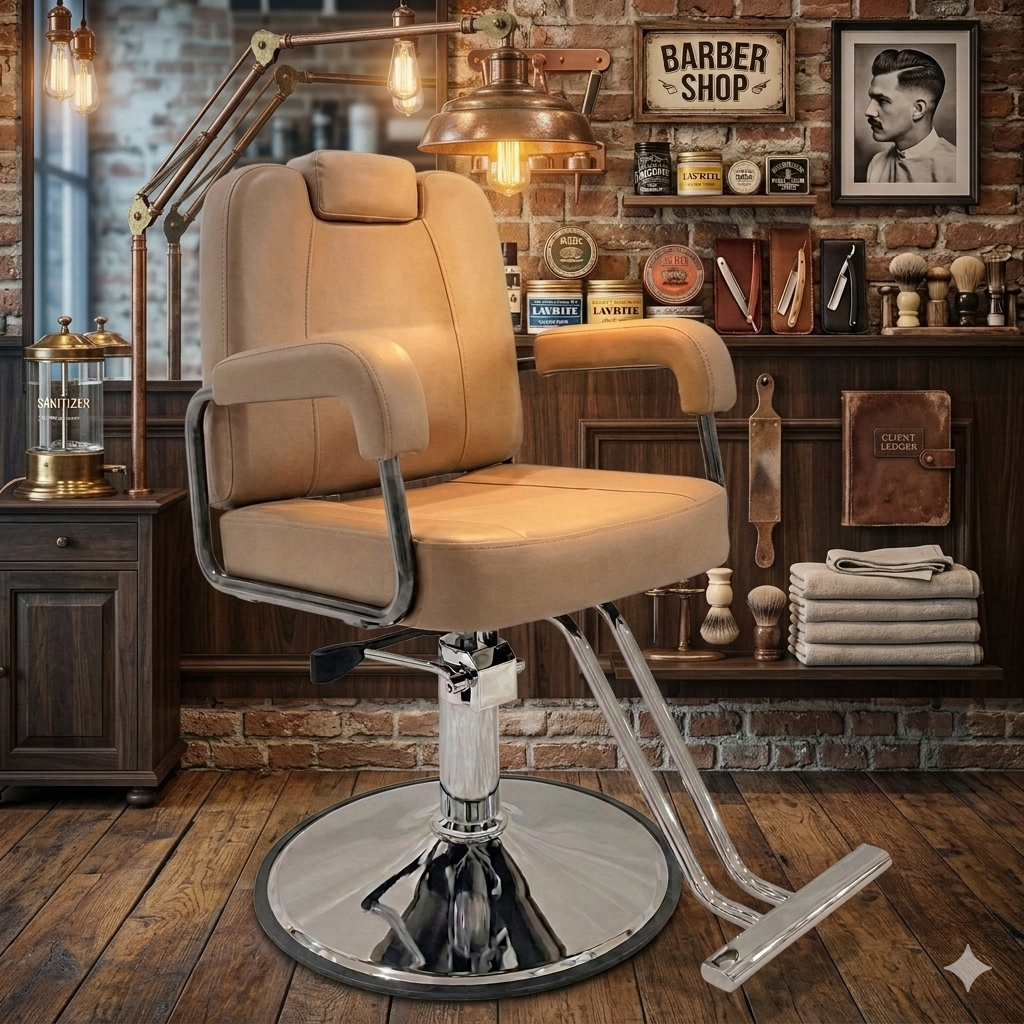 JEZZ - Premium Reclining Salon and Barber Chair
