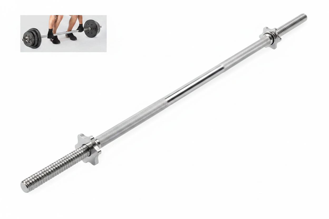 Olympic Straight Bar 1.8m with screw collars