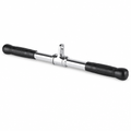 Rotating straight bar cable attachment on white background