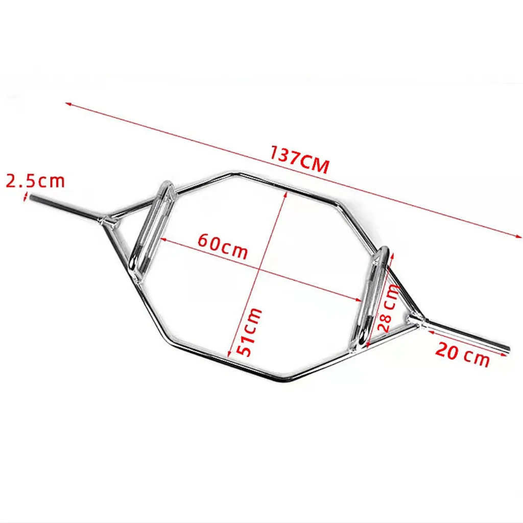 Hex Trap Bar 25mm with dimensions