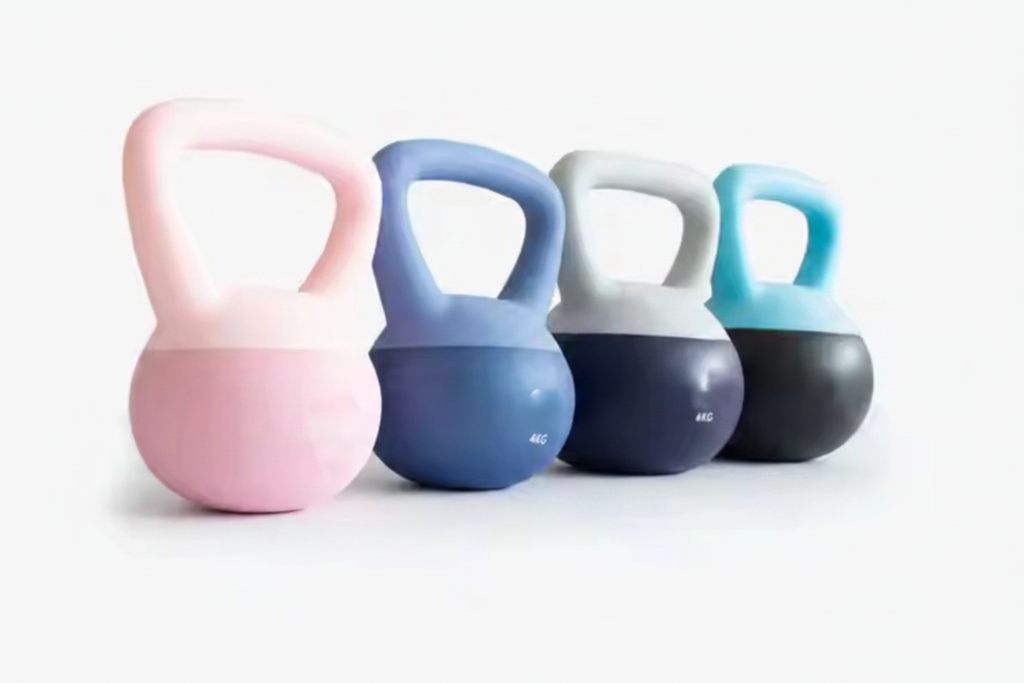 Aerobic Soft Kettlebell - Pink, Light Blue, Dark Blue, Black
