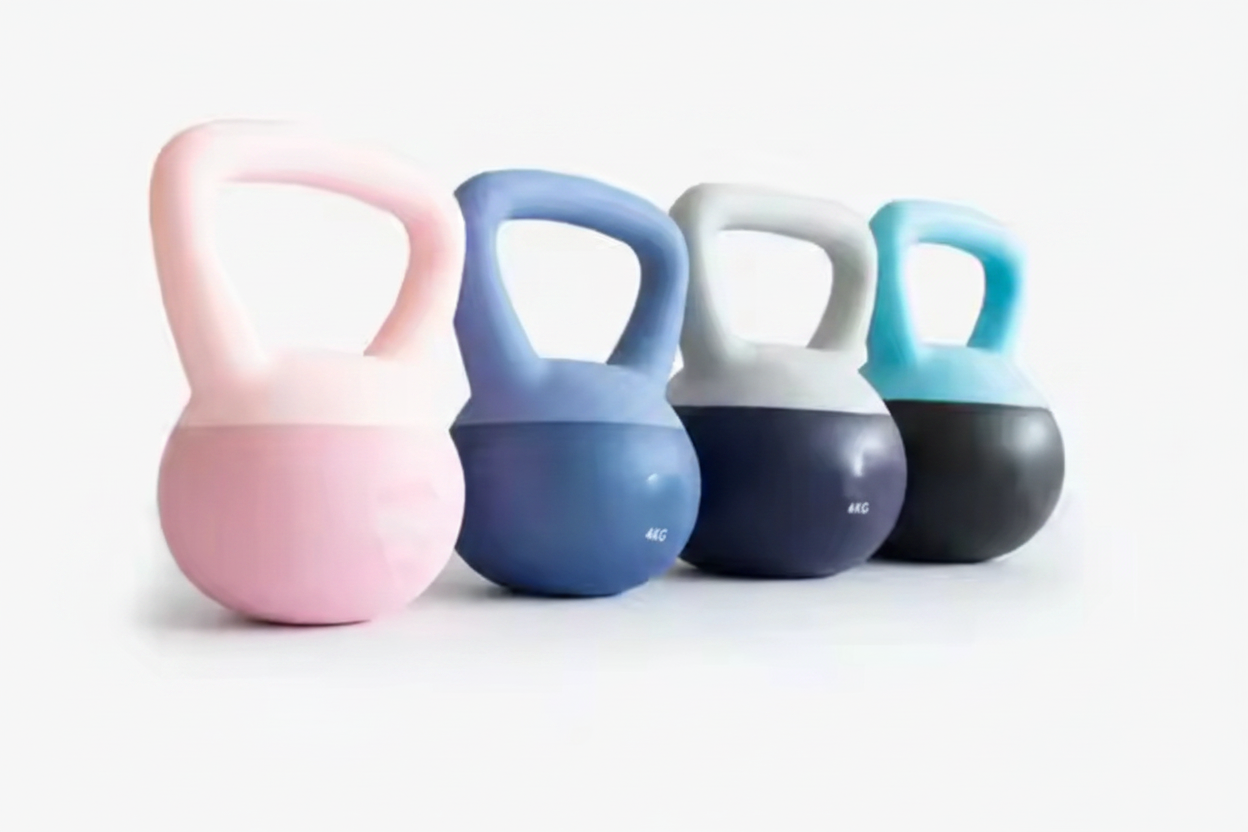 Aerobic Soft Kettlebell - Pink, Light Blue, Dark Blue, Black