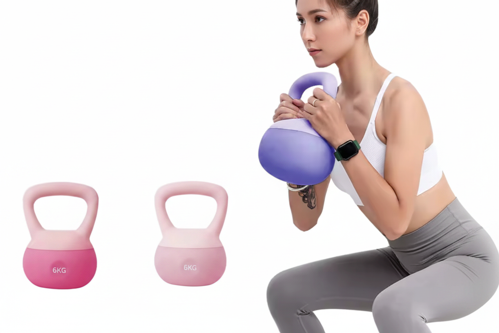 Aerobic Soft Kettlebell - woman training