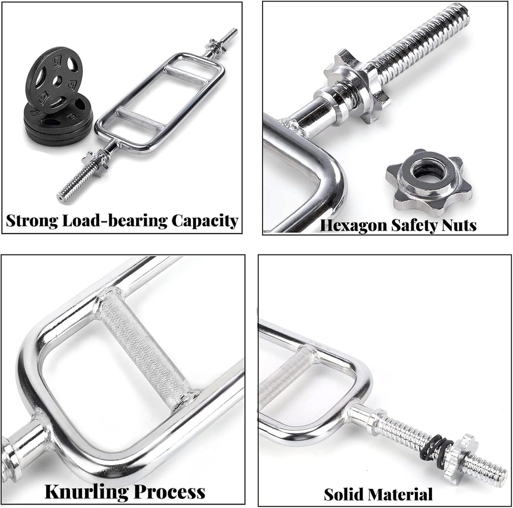 Tricep Bar construction and grip details