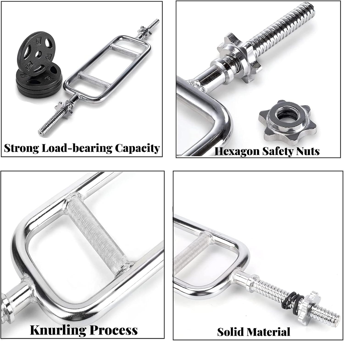 Tricep Bar construction and grip details