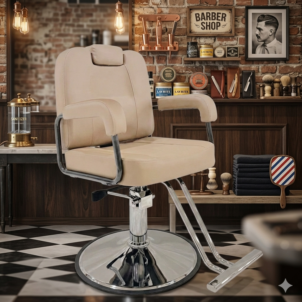 JEZZ - Premium Reclining Salon and Barber Chair