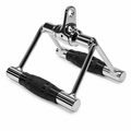 Double D handle cable attachment on white background