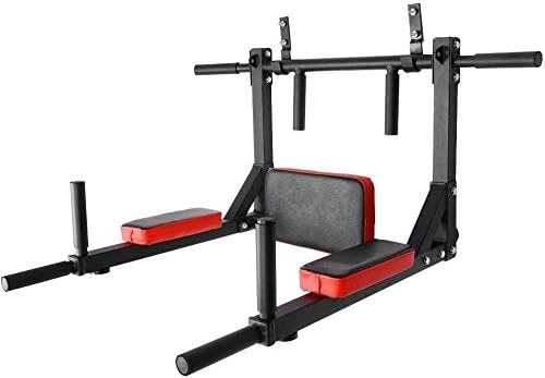 Pull Up and Dip Bar dip station configuration